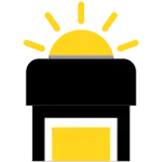 Built-in Muting lamp