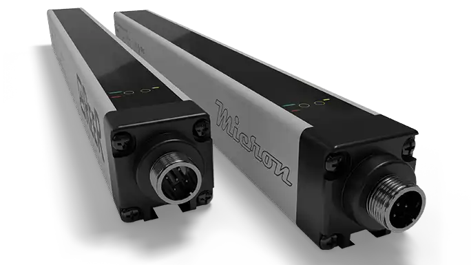 Micron measurement light curtains
