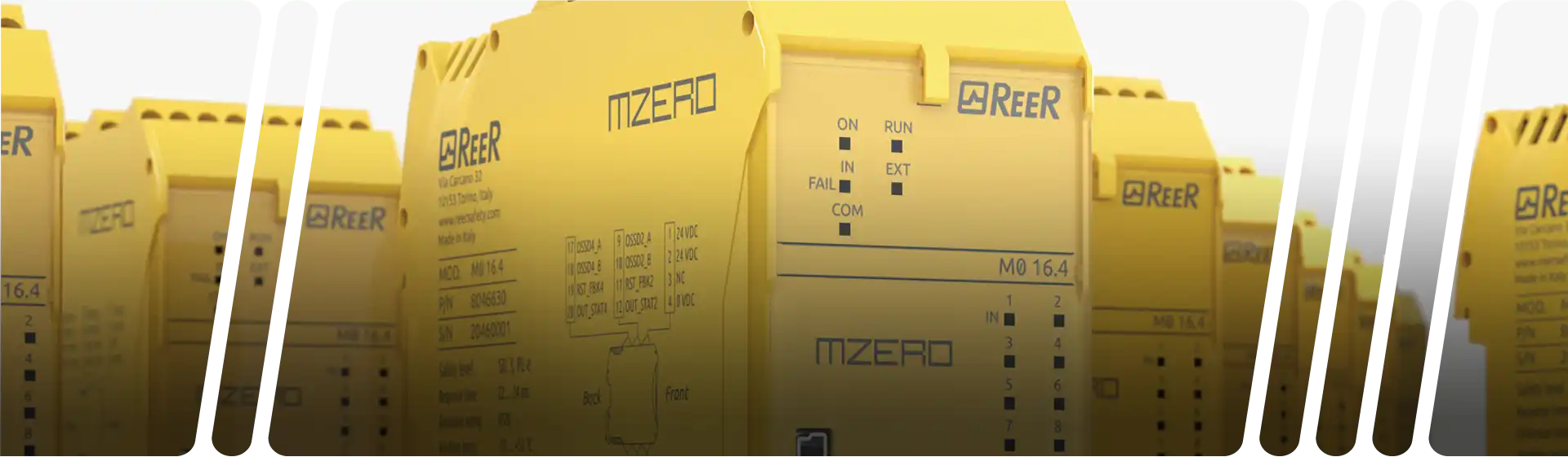 Landing product-Slider MZERO MZERO Stand-alone configurable safety controller