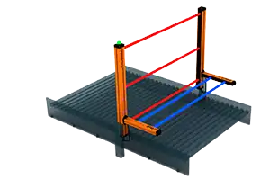 L muting with parallel beams