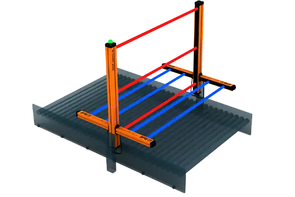 SAFEGATE T muting with parallel beams