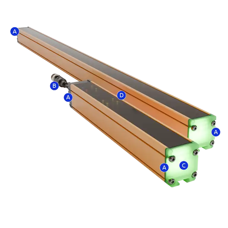Safeready Safety light curtain - Characteristics