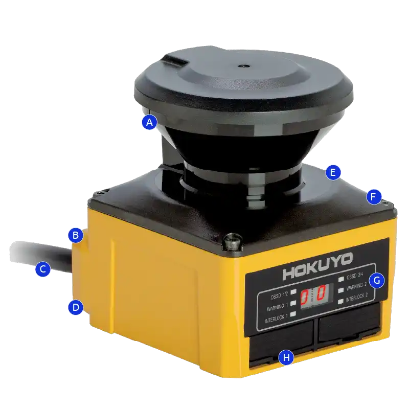 Hokuyo laser scanner description